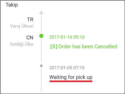 Waiting for pick up 